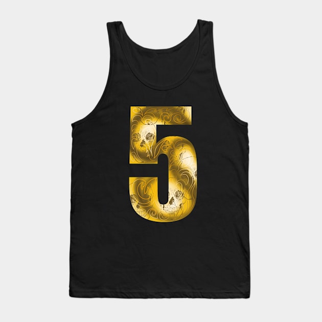 number five Tank Top by sibosssr